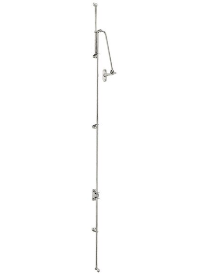 Solid Brass Transom Operator In Polished Nickel.